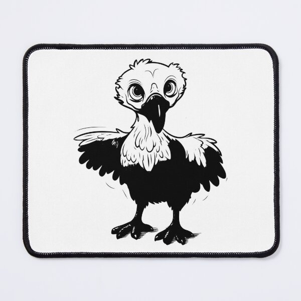 Item preview, Vulture Hatchling Bald Eagle Baby Scavenger Carrion designed and sold by inkoutninja.