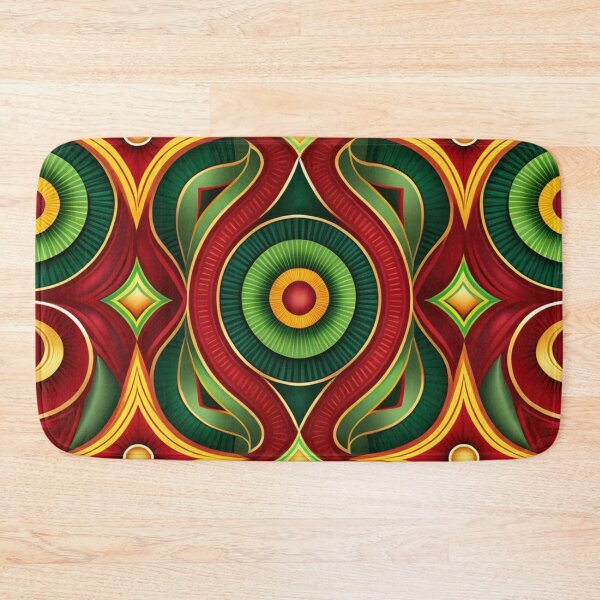 Item preview, Vibrant Harmony: Afro-Inspired Geometric Pattern Art designed and sold by CulturalTales.