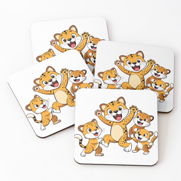 Item preview, Jubilant Jaguarundi Playing with Siblings designed and sold by iwcus.