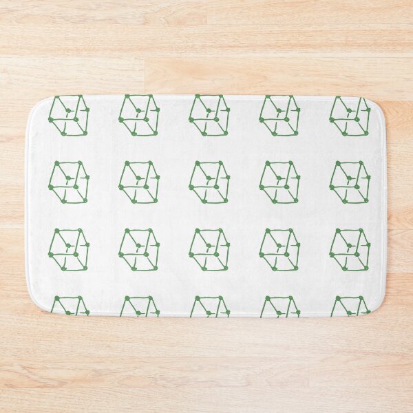 Item preview, Retro Cube Olive Green designed and sold by MagentaTwilight.