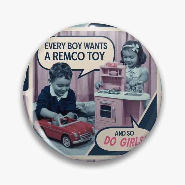 Item preview, Retro 50s Remco boys and girls nostalgia childhood tribute designed and sold by 90snerd.