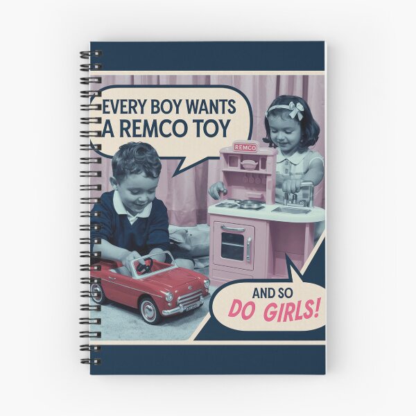Item preview, Retro 50s Remco boys and girls nostalgia childhood tribute designed and sold by 90snerd.