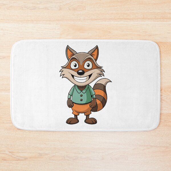 Item preview, Mischievous Raccoon with a Sly Grin - Cartoon Illustration designed and sold by iwcus.