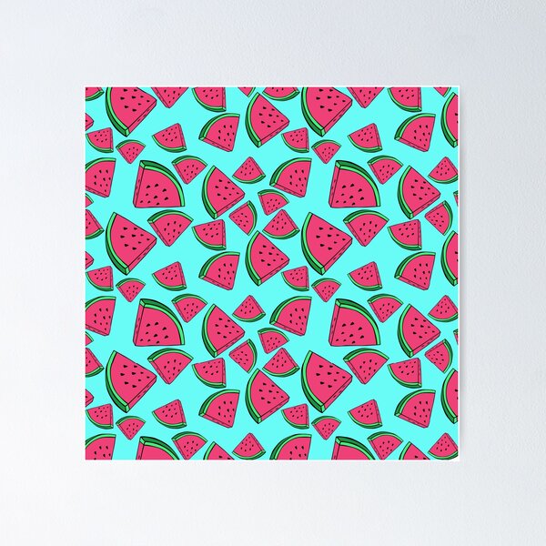 Item preview, EVERYONE LOVES WATERMELONS (teal) designed and sold by fgood.