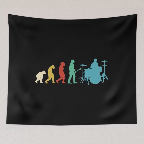 Item preview, Drummer Funny Evolution designed and sold by mhernaevily.