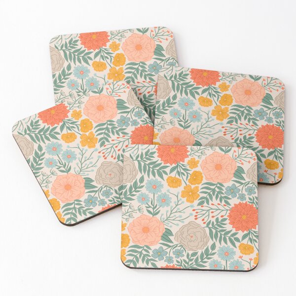 Item preview, Fall Floral Pattern designed and sold by Nina Susan Design.