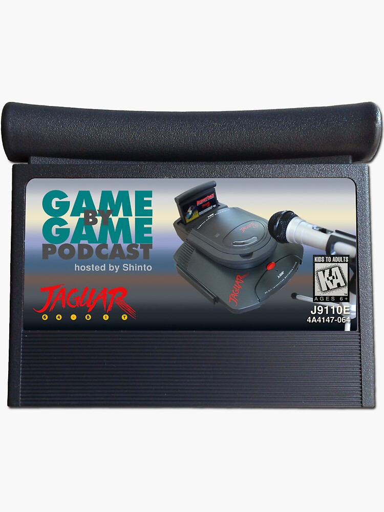 Thumbnail 3 of 3, Sticker, Jaguar Game by Game Podcast Logo designed and sold by Shinto314.