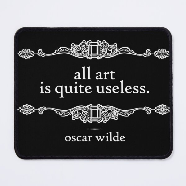 Item preview, All Art is Quite Useless (White) designed and sold by ctangleart.