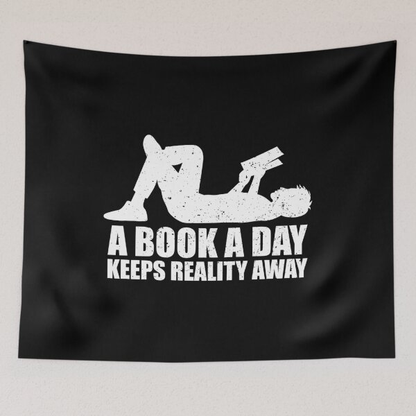 Item preview, A Book A Day Keeps Reality Away designed and sold by mhernaevily.