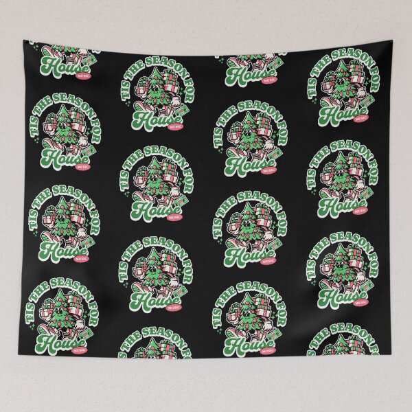 Item preview, HOUSE MUSIC  - Tis The Xmas Tree (white)  designed and sold by Discothreadz.