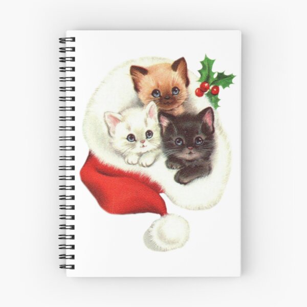 Item preview, Vintage Christmas Cats designed and sold by Pixiedrop.