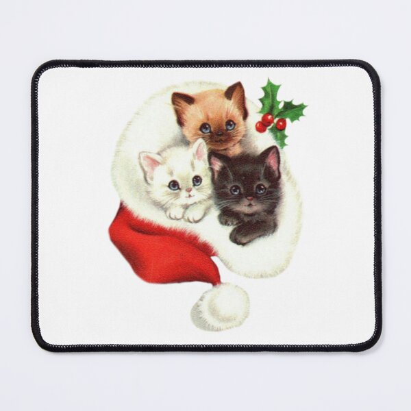 Item preview, Vintage Christmas Cats designed and sold by Pixiedrop.