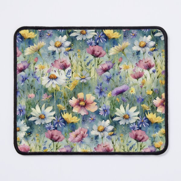 Item preview, Colorful Wildflower Watercolor Seamless Pattern designed and sold by Magnolia Valley Art.