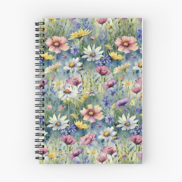 Item preview, Colorful Wildflower Watercolor Seamless Pattern designed and sold by Magnolia Valley Art.