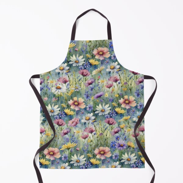 Item preview, Colorful Wildflower Watercolor Seamless Pattern designed and sold by Magnolia Valley Art.