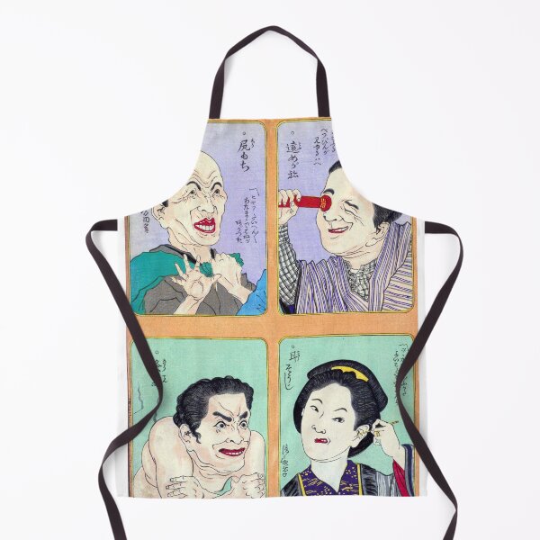Item preview, One Hundred Expressions: A Comedic Look at Edo-Era Characters - Kiyochika Kobayashi designed and sold by Kina-design.
