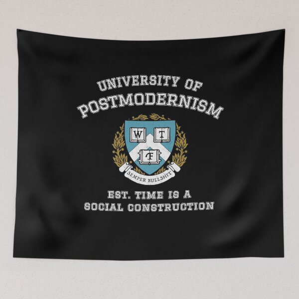 Item preview, University of Postmodernism designed and sold by IncognitoMode.