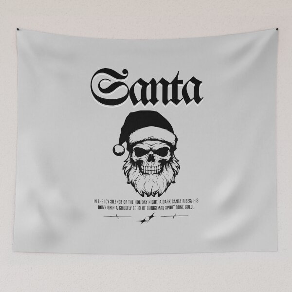 Item preview, Dark Santa Skull – Gothic Christmas Design designed and sold by InspireHubWear.