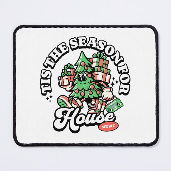 Item preview, HOUSE MUSIC - Tis The Xmas Tree (black) designed and sold by Discothreadz.