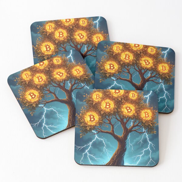 Item preview, Bitcoin Streak Lightning Wealth designed and sold by RadDeck.