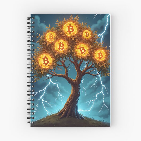Item preview, Bitcoin Streak Lightning Wealth designed and sold by RadDeck.