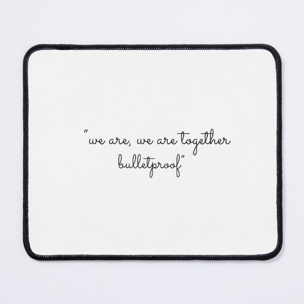 Item preview, "we are, we are together bulletproof", We are Bulletproof: The Eternal by BTS designed and sold by ArtClicks.