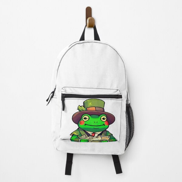 Item preview, Rich Frog Holding a Bag of Money designed and sold by kistickers.
