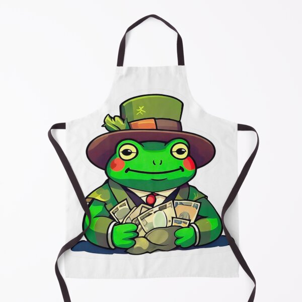 Item preview, Rich Frog Holding a Bag of Money designed and sold by kistickers.