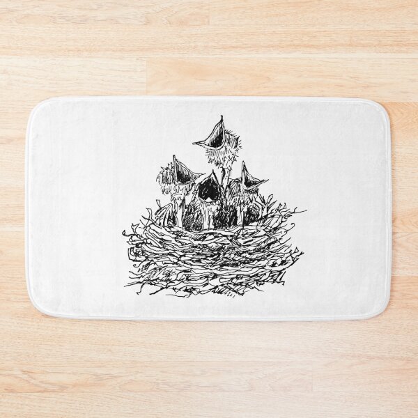 Item preview, Baby birds in a nest designed and sold by GothicByNature.