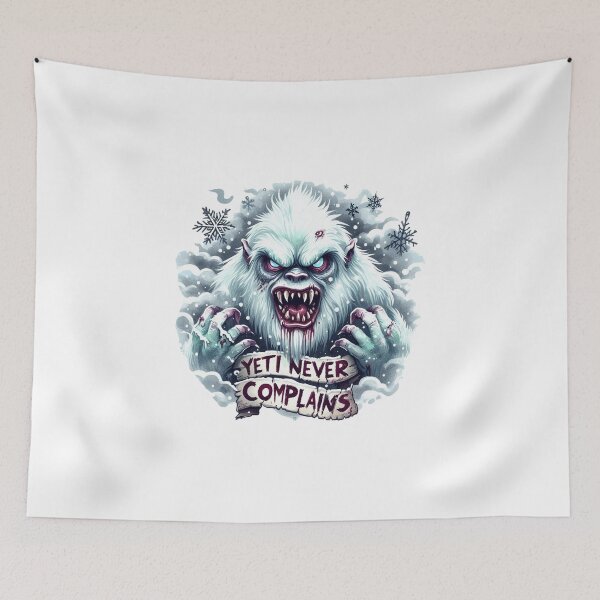 Item preview, Yeti Never Complains designed and sold by maximinano100k.