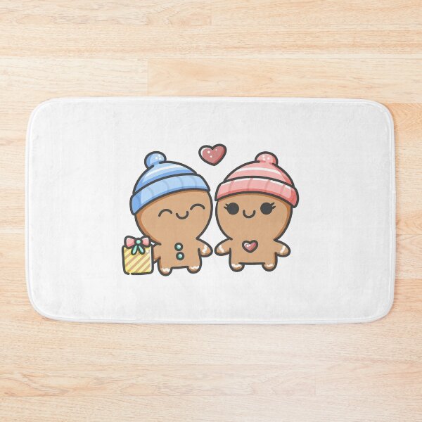 Item preview, Cute Christmas Gingerbread Couple designed and sold by ArtOfPunii.