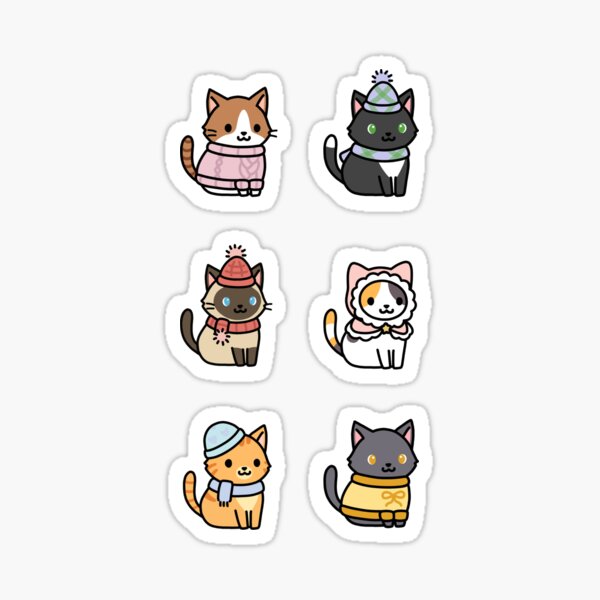 Item preview, Cozy Cats designed and sold by littlemandyart.