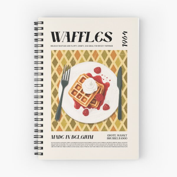 Item preview, Belgian Waffles Wall Art designed and sold by SurfolioPrints.