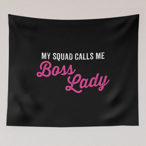 Item preview, My Squad Calls Me Boss Lady - Funny Lady Boss Gift designed and sold by crenaviolena.