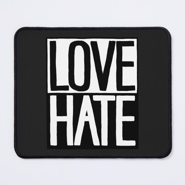 Item preview, Love Hate High Contrast designed and sold by chrisjamesflow.