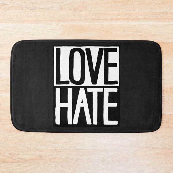 Item preview, Love Hate High Contrast designed and sold by chrisjamesflow.
