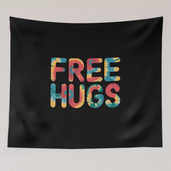 Item preview, Free Hugs Tie Die Design designed and sold by Peter Stawicki.