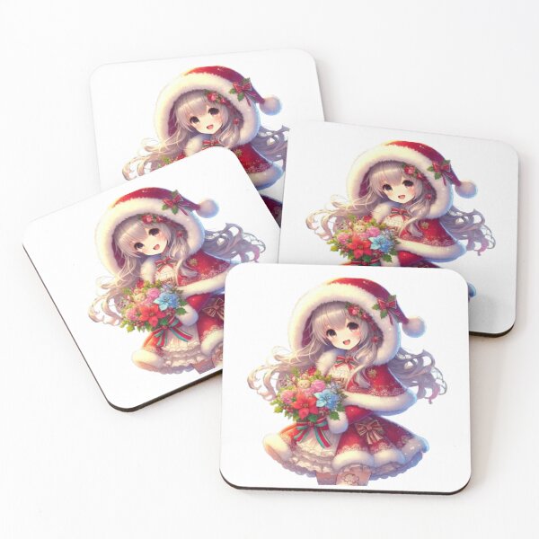 Item preview, Holiday Magic: Kawaii Christmas Anime Girl designed and sold by HopeLoom.