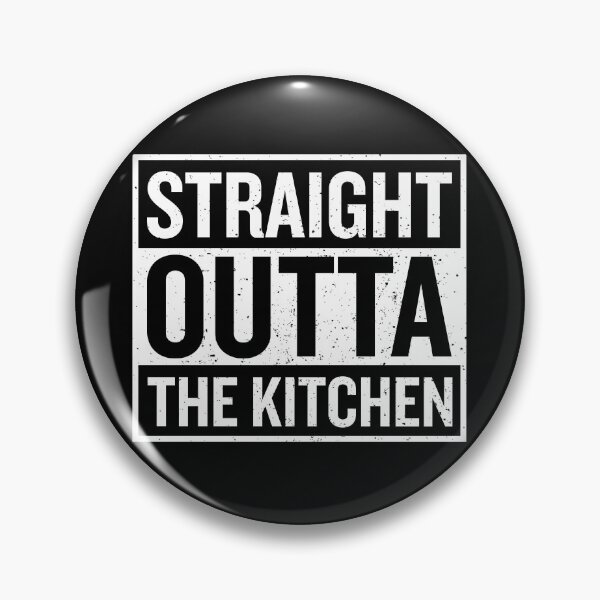 Item preview, Straight Outta The Kitchen - Funny Chef Quote designed and sold by zhilwahesani.