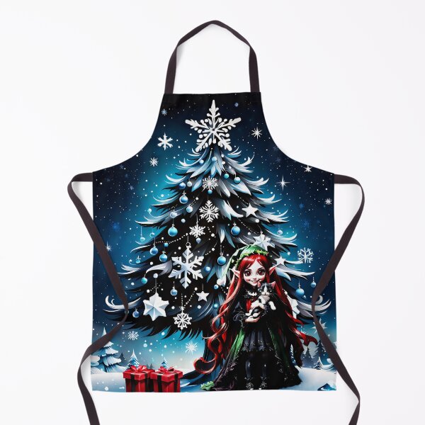 Item preview, Christmas Elf with Kitten. designed and sold by nicky2342.