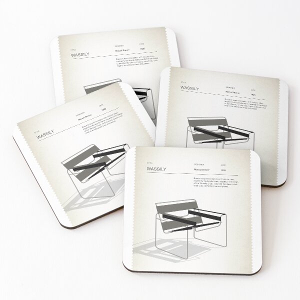 Item preview, Wassily Chair Minimalist Art designed and sold by SurfolioPrints.