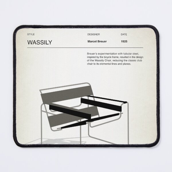 Item preview, Wassily Chair Minimalist Art designed and sold by SurfolioPrints.
