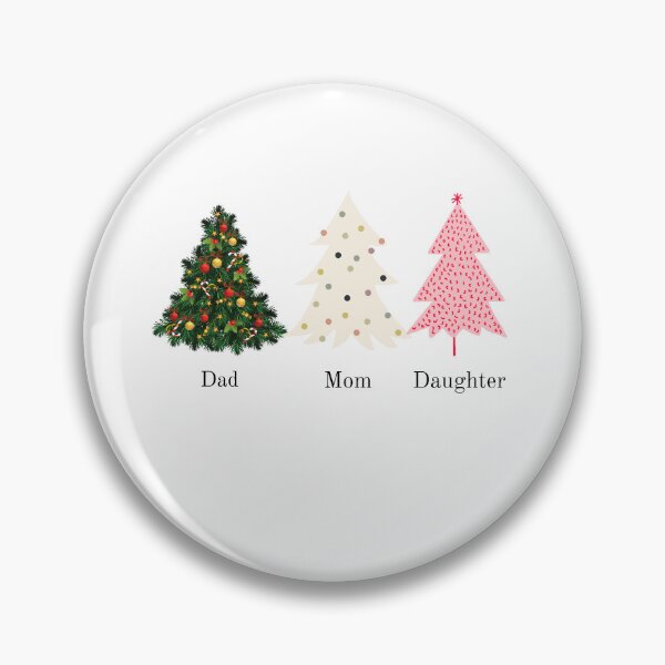 Item preview, Family ChristmasTrees Dad Mom Daughter Theme designed and sold by Hautefort.