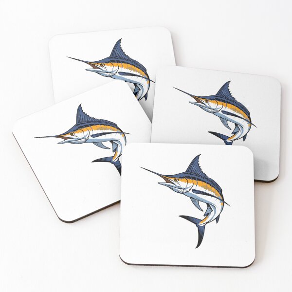 Item preview, Marlin Jumping Vector Art - Bold and Natural Marine Design designed and sold by UrbanPopDesigns.