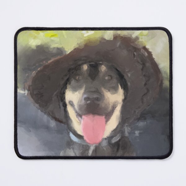 Item preview, Puppy Pablo in a hat designed and sold by SpottiClogg.