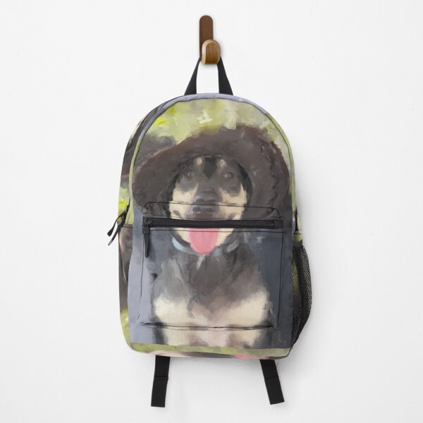 Item preview, Puppy Pablo in a hat designed and sold by SpottiClogg.