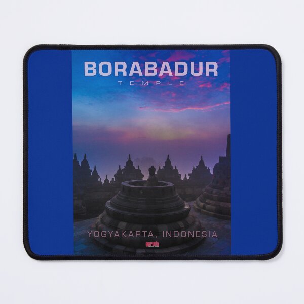Item preview, Borabadur Temple Travel Poster designed and sold by travelwitheric.