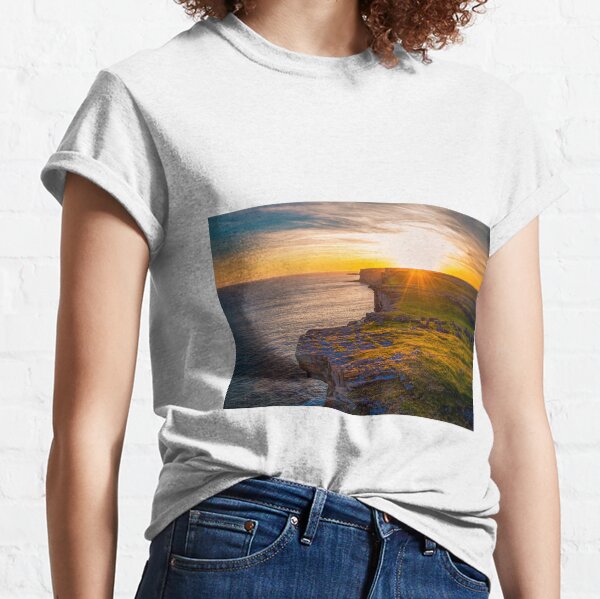 Ireland Sunset over Dun Aengus Classic T-Shirt