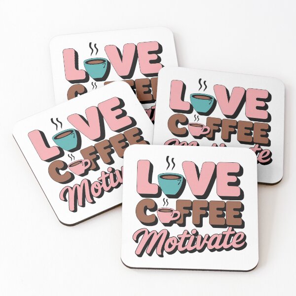 Item preview, Love Coffee Motivational T-Shirt designed and sold by SiamDigital4You.
