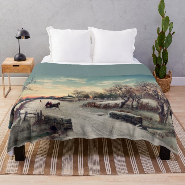 Item preview, Christmas Morn (ca. 1880) by W. C. Bauer designed and sold by PureVintageLove.
